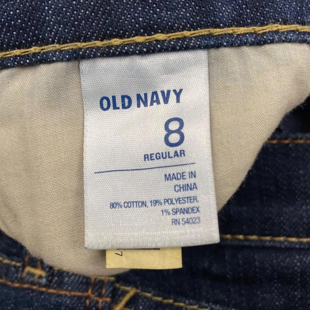 Old Navy The Diva Skinny Women's size 8 Dark‎ Wash Blue Denim Jeans - Picture 4 of 4